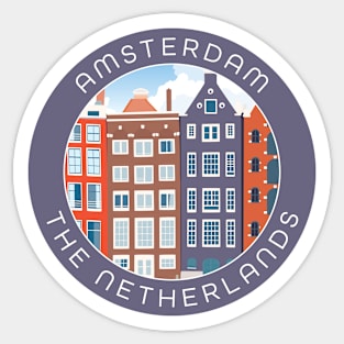 Amsterdam Netherlands Sticker